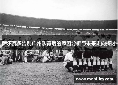萨尔瓦多告别广州队背后的原因分析与未来走向探讨