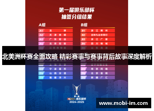 北美洲杯赛全面攻略 精彩赛事与赛事背后故事深度解析