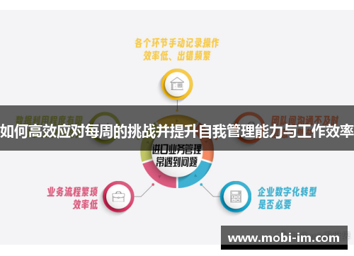 如何高效应对每周的挑战并提升自我管理能力与工作效率